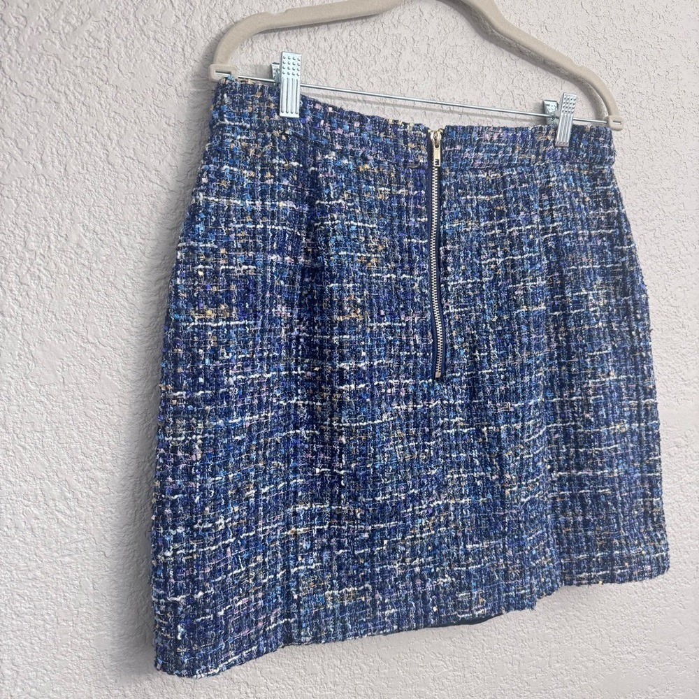 NWT Walter Baker Iliana Aurora Tweed Skirt Size 12 - Picture 6 of 7